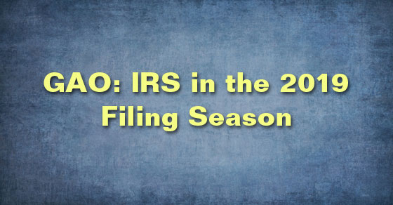 GAO: Report on IRS Implementation of TCJA