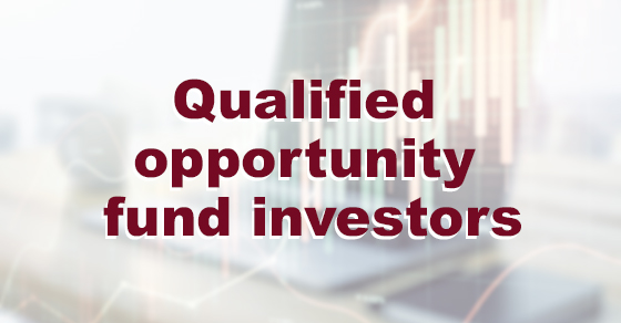 IRS: Qualified Opportunity Funds