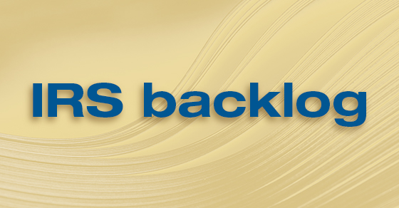 IRS: Rising Backlog