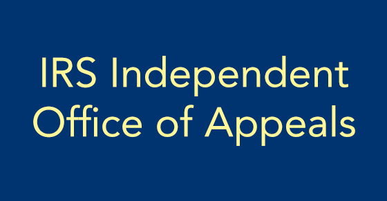 IRS: Department of Appeals