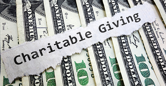 IRS: Charitable Donations