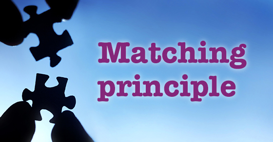 IRS: Matching Principle
